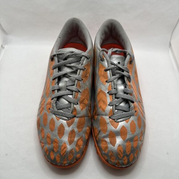 Adidas Predator Absolado Instinct Sneakers Womens Size 8 Silver Orange Lace-Up - Picture 2 of 11